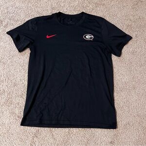 Nike UGA Georgia Bulldogs team issue dri fit shirt